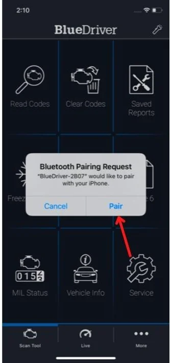 BlueDriver LE Pair