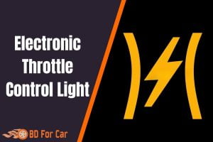 electronic throttle control light